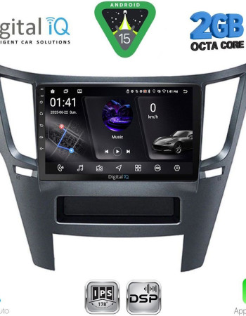 DIGITAL IQ RSF 4667_CPA (9inc) MULTIMEDIA TABLET for SUBARU LEGACY - OUTBACK mod. 2009-2014
