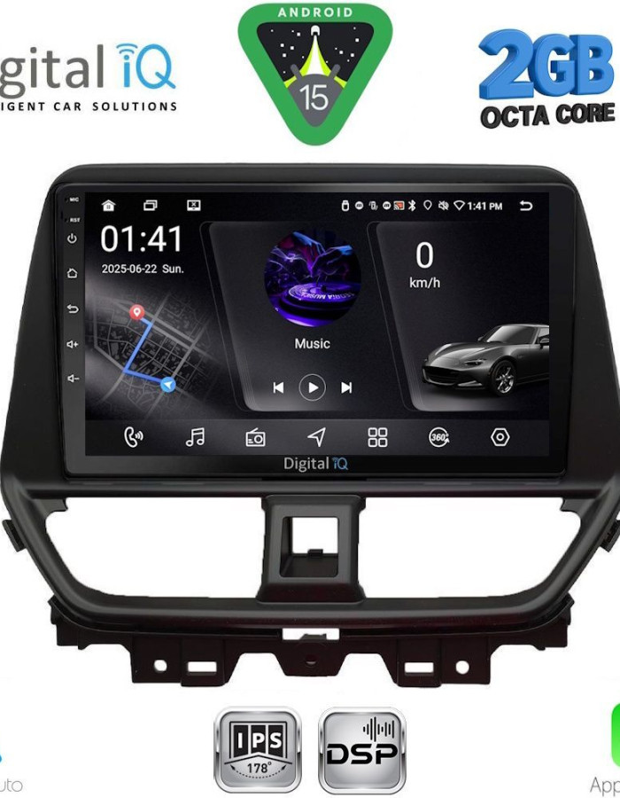 DIGITAL IQ RSF 4673_CPA (9inc) MULTIMEDIA TABLET for SUZUKI BALENO mod. 2022-2026