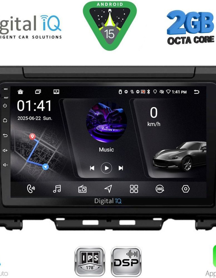 DIGITAL IQ RSF 4679_CPA (9inc) MULTIMEDIA TABLET for SUZUKI JIMNY mod. 2017-2026