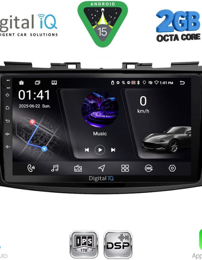 DIGITAL IQ RSF 4685_CPA (9inc) MULTIMEDIA TABLET for SUZUKI SWIFT mod. 2011-2016