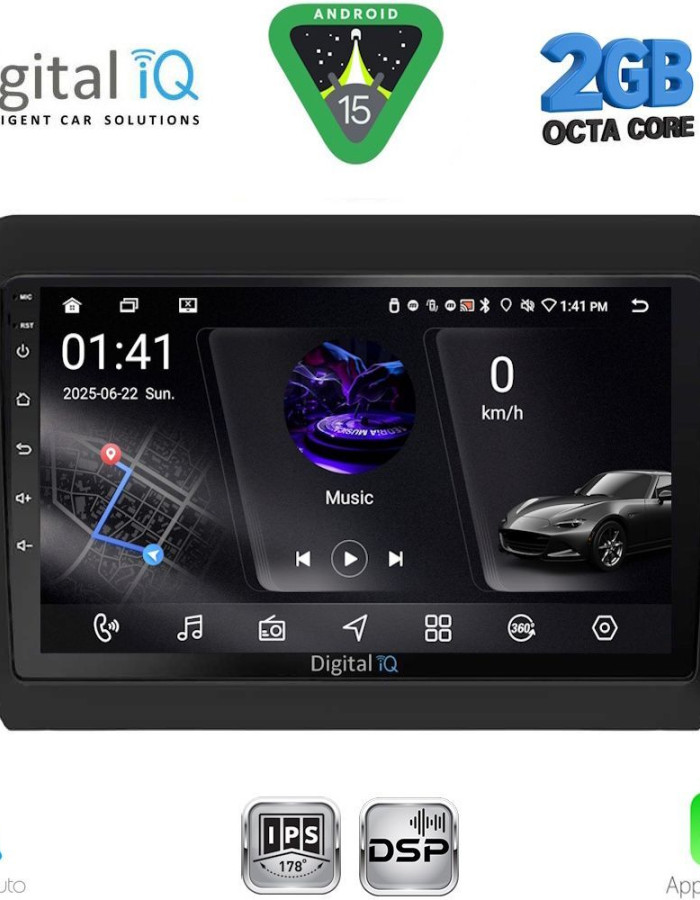 DIGITAL IQ RSF 4686_CPA (9inc) MULTIMEDIA TABLET for SUZUKI SWIFT mod. 2017-2026