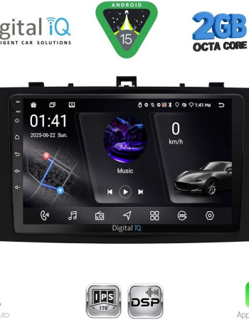 DIGITAL IQ RSF 4705BL_CPA (9inc) MULTIMEDIA TABLET for TOYOTA AVENSIS (T27) mod. 2009-2015 (BLACK)
