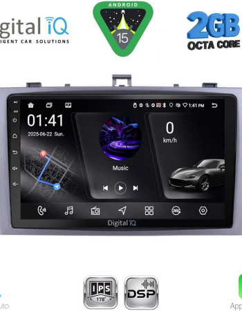 DIGITAL IQ RSF 4705SL_CPA (9inc) MULTIMEDIA TABLET for TOYOTA AVENSIS (T27) mod. 2009-2015 (SILVER)