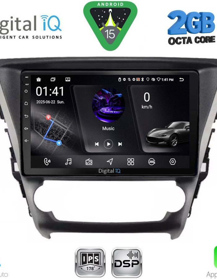 DIGITAL IQ RSF 4706_CPA (10inc) MULTIMEDIA TABLET for TOYOTA AVENSIS mod. 2016-2019