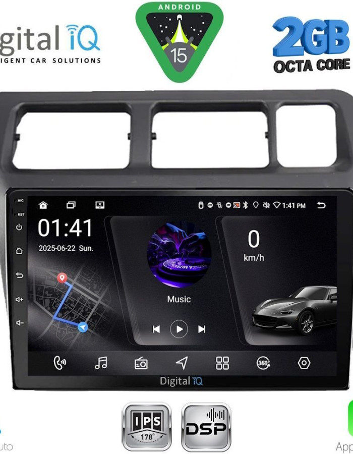 DIGITAL IQ RSF 4710_CPA (9inc) MULTIMEDIA TABLET for TOYOTA COROLLA mod. 1992-1997