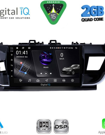 DIGITAL IQ RSF 4714BIG_CPA (10inc) MULTIMEDIA TABLET for TOYOTA COROLLA mod. 2013-2016
