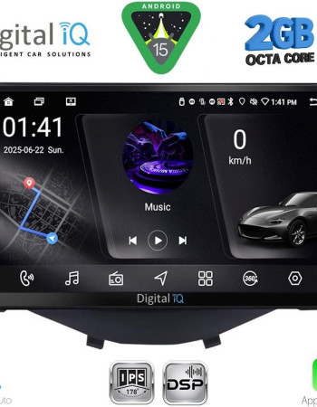 DIGITAL IQ RSF 4715_CPA CLIMA-A/C (9inc) MULTIMEDIA TABLET for CITROEN C1 - PEUGEOT 108 - TOYOTA AYGO mod. 2014-2022