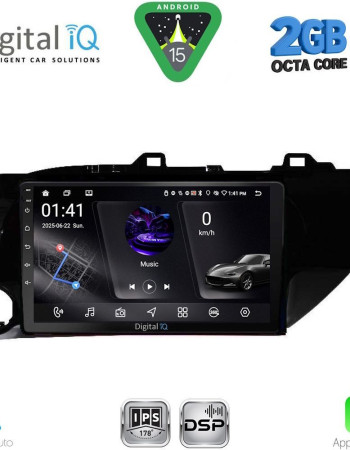 DIGITAL IQ RSF 4721_CPA (10inc) MULTIMEDIA TABLET for TOYOTA HILUX mod. 2017-2026
