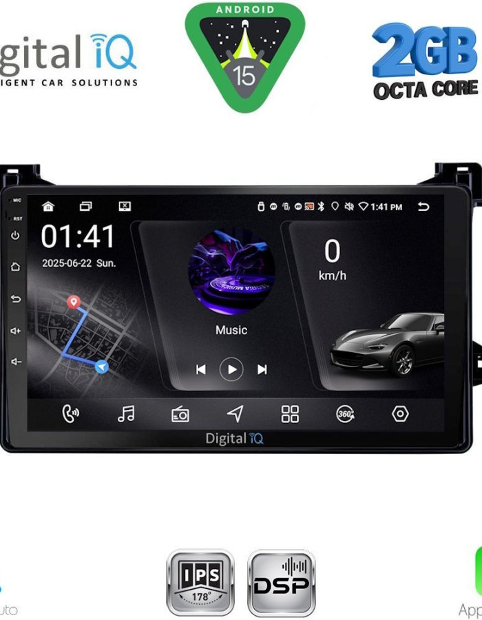 DIGITAL IQ RSF 4727_CPA (9inc) MULTIMEDIA TABLET for TOYOTA PRIUS mod. 2016-2020