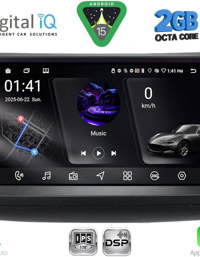DIGITAL IQ RSF 4728_CPA (9inc) MULTIMEDIA TABLET for TOYOTA PRIUS mod. 2003-2009