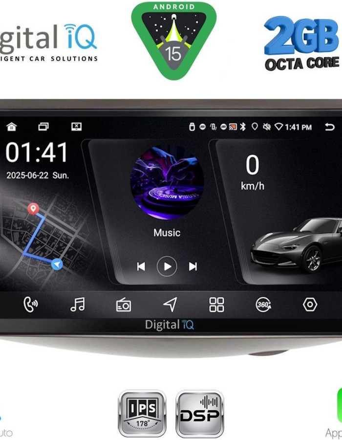 DIGITAL IQ RSF 4735_CPA (9inc) MULTIMEDIA TABLET for TOYOTA YARIS mod. 1999-2006