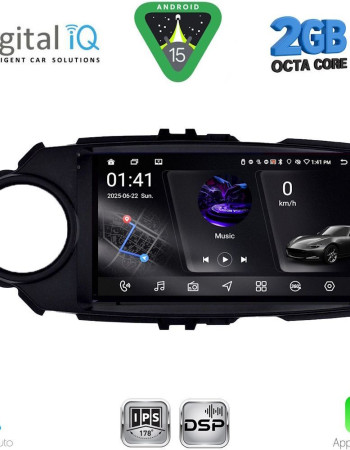 DIGITAL IQ RSF 4737FL_CPA (9inc) MULTIMEDIA TABLET for TOYOTA YARIS mod. 2015-2020