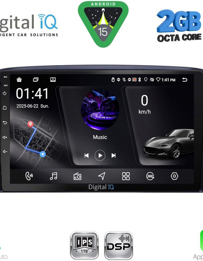 DIGITAL IQ RSF 4786_CPA (9inc) MULTIMEDIA TABLET for VOLVO S80 mod. 1999-2006
