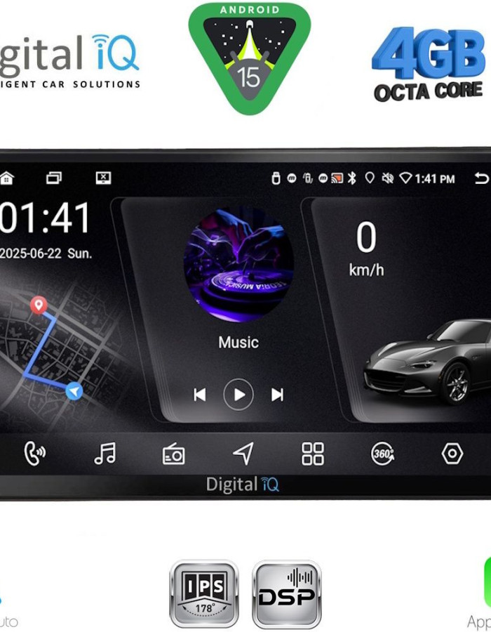 DIGITAL IQ RSG 6005_CPA (10inc) MULTIMEDIA TABLET for AUDI A4 mod. 2008-2015