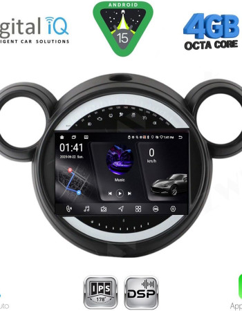DIGITAL IQ RSG 6065_CPA (9inc) MULTIMEDIA TABLET for MINI COUNTRYMAN (R60) mod. 2010-2016 - PACEMAN (R61) mod. 2013-2016