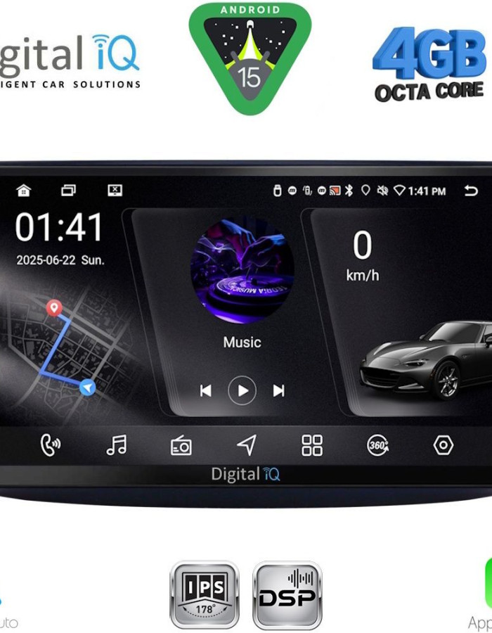 DIGITAL IQ RSG 6072_CPA (9inc) MULTIMEDIA TABLET for CHEVROLET AVEO mod. 2006-2010