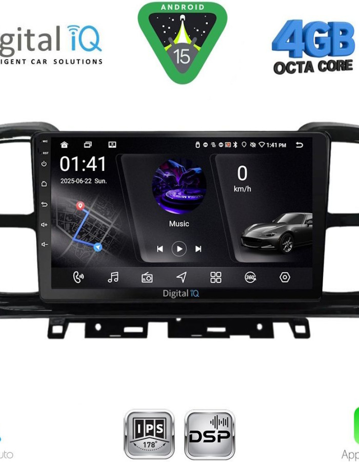 DIGITAL IQ RSG 6088_CPA (9inc) MULTIMEDIA TABLET for CITROEN C5 AIRCROSS mod. 2017-2021