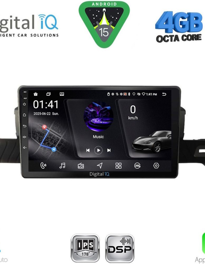 DIGITAL IQ RSG 6094_CPA (9inc) MULTIMEDIA TABLET for CITROEN C3 mod. 2024-2026