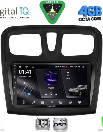 DIGITAL IQ RSG 6108SQ_CPA (9inc) MULTIMEDIA TABLET for DACIA LOGAN – SANDERO mod. 2012-2019
