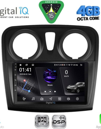 DIGITAL IQ RSG 6108_CPA (9inc) MULTIMEDIA TABLET for DACIA LOGAN – SANDERO mod. 2012-2019