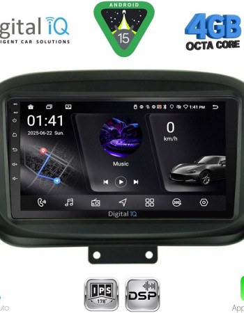 DIGITAL IQ RSG 6134_CPA (9inc) MULTIMEDIA TABLET for FIAT 500Χ mod. 2014-2024
