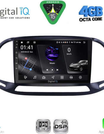 DIGITAL IQ RSG 6138_CPA (9inc) MULTIMEDIA TABLET for FIAT DOBLO – OPEL COMBO mod. 2015-2018