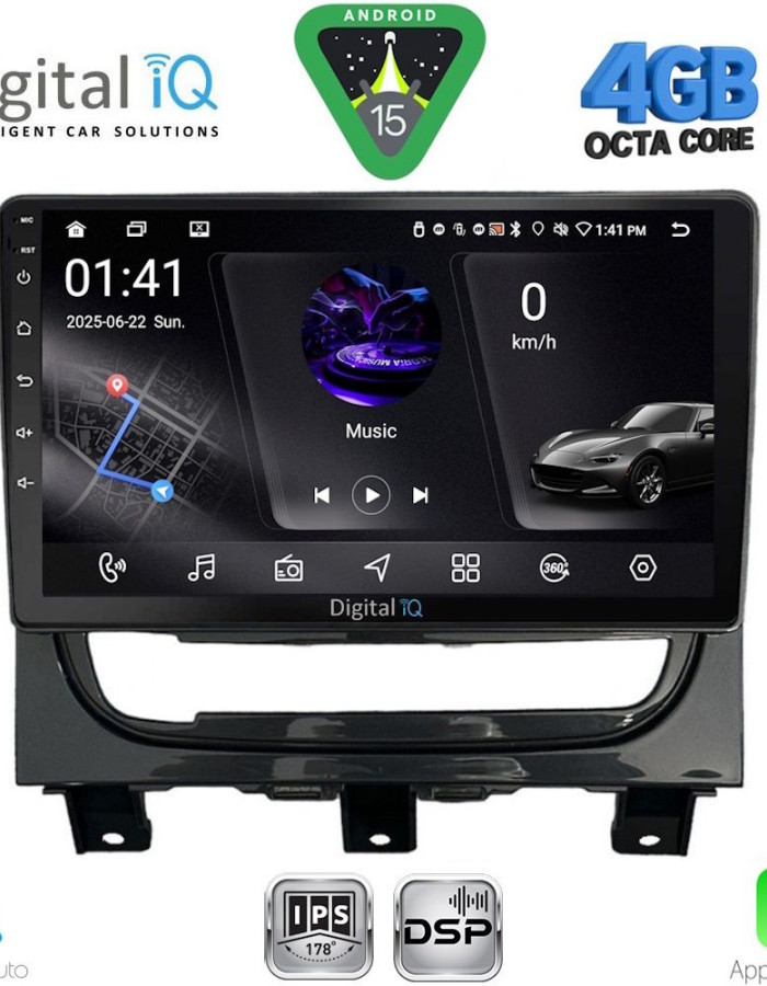 DIGITAL IQ RSG 6146_CPA (9inc) MULTIMEDIA TABLET for FIAT STRADA mod. 2012-2020