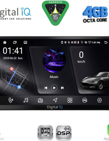 DIGITAL IQ RSG 6149_CPA DASH (9inc) MULTIMEDIA TABLET for FIAT TIPO mod. 2018-2023