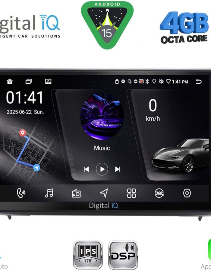 DIGITAL IQ RSG 6151_CPA (10inc) MULTIMEDIA TABLET for FORD ECOSPORT  mod. 2018-2023