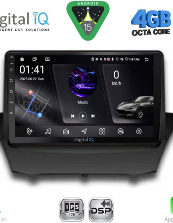 DIGITAL IQ RSG 6154A_CPA (9inc) MULTIMEDIA TABLET for FORD FIESTA mod. 2008-2017