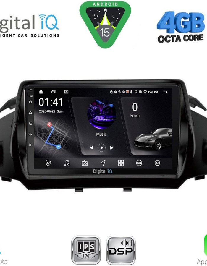 DIGITAL IQ RSG 6160_CPA (9inc) MULTIMEDIA TABLET for FORD KUGA mod. 2013-2019 – CMAX mod. 2011-2020