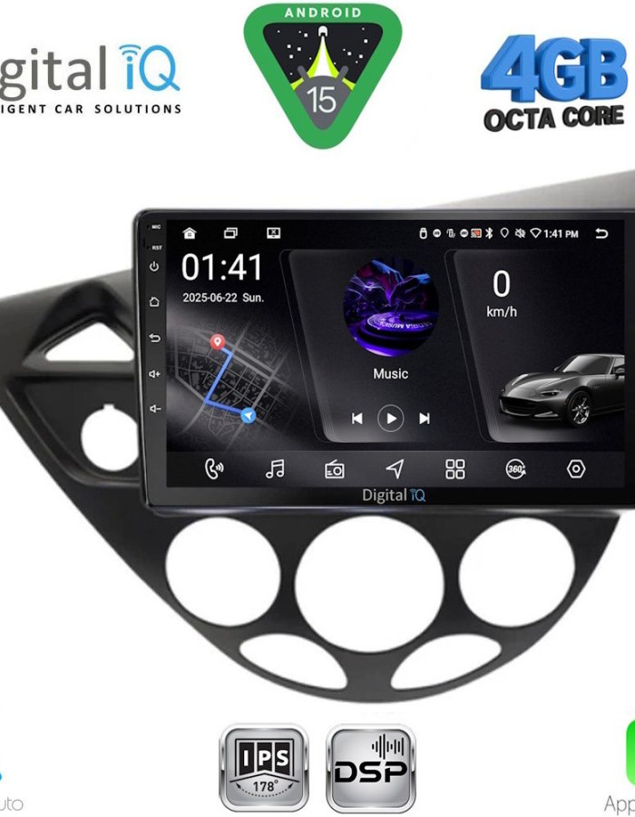 DIGITAL IQ RSG 6169_CPA  (9inc) MULTIMEDIA TABLET for FORD FOCUS mod. 1998-2004