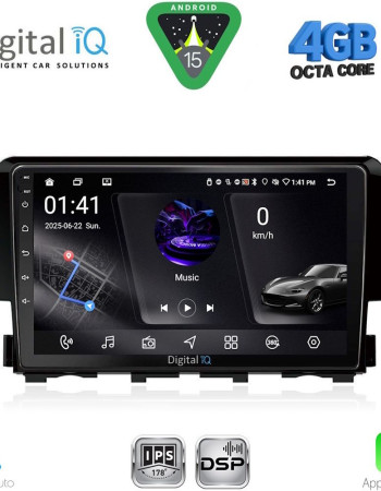 DIGITAL IQ RSG 6191_CPA (9inc) MULTIMEDIA TABLET for HONDA CIVIC mod. 2016-2021