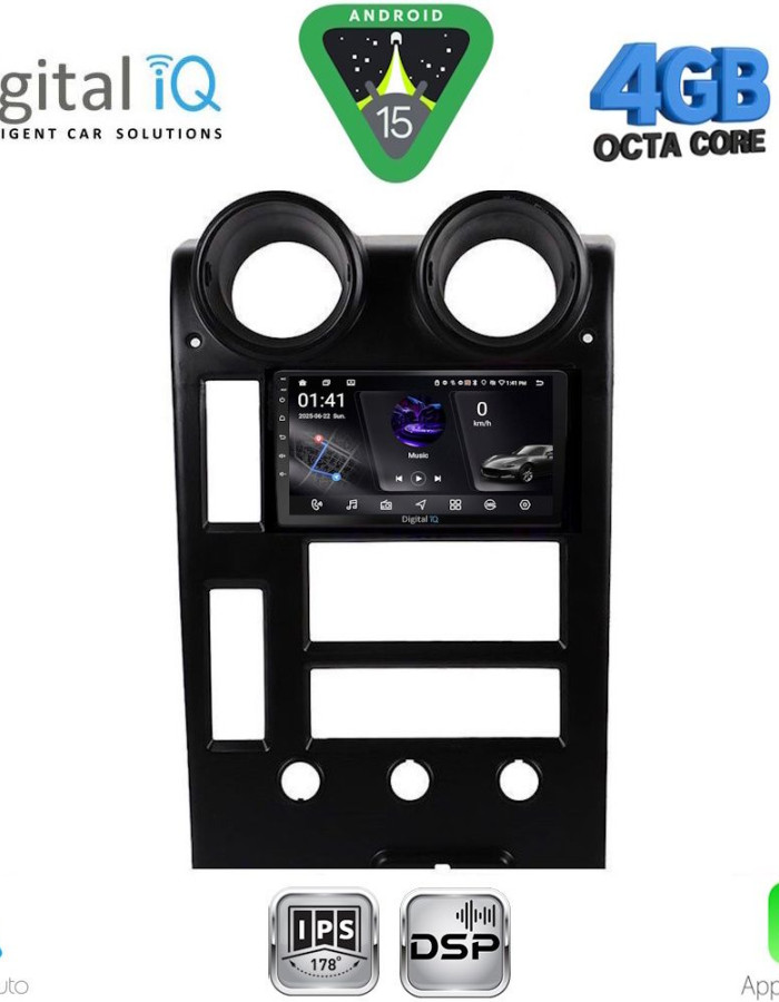 DIGITAL IQ RSG 6215_CPA (9inc) MULTIMEDIA TABLET for HUMMER H2 mod. 2001-2007