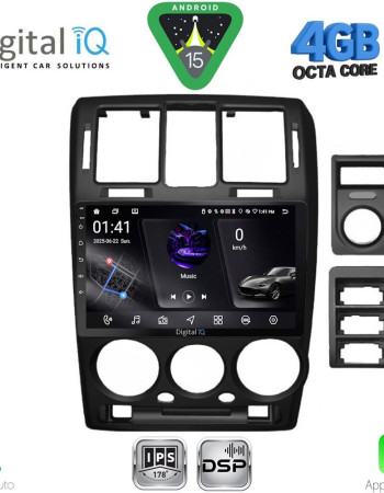 DIGITAL IQ RSG 6222BL_CPA (9inc) MULTIMEDIA TABLET for HYUNDAI GETZ mod. 2002-2011 (BLACK)