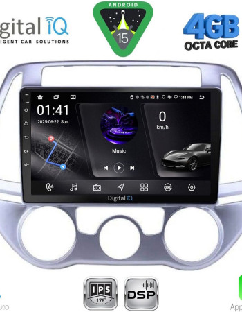DIGITAL IQ RSG 6227_CPA A/C (9inc) MULTIMEDIA TABLET for HYUNDAI i20 mod. 2008-2012
