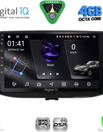 DIGITAL IQ RSG 6233_CPA (9inc) MULTIMEDIA TABLET for HYUNDAI i30 mod. 2018-2025
