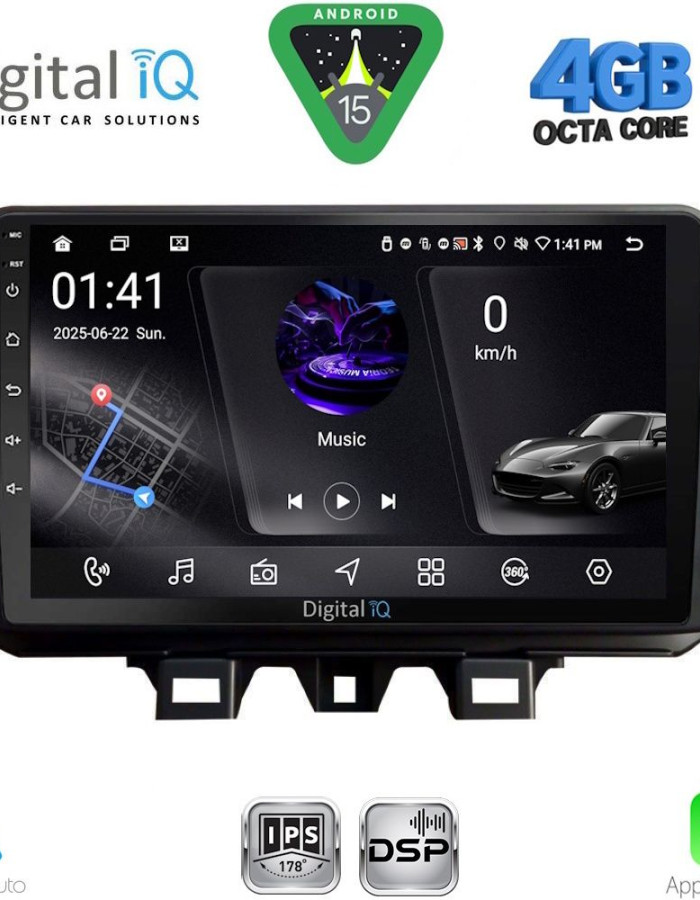 DIGITAL IQ RSG 6244_CPA (9inc) MULTIMEDIA TABLET for HYUNDAI TUCSON mod. 2019-2023