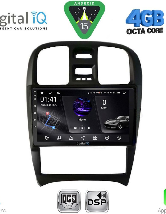 DIGITAL IQ RSG 6247_CPA (9inc) MULTIMEDIA TABLET for HYUNDAI SONATA mod. 2000-2006