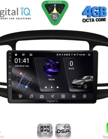 DIGITAL IQ RSG 6249BL_CPA (9inc) MULTIMEDIA TABLET for HYUNDAI ACCENT mod. 2005-2012 (BLACK)