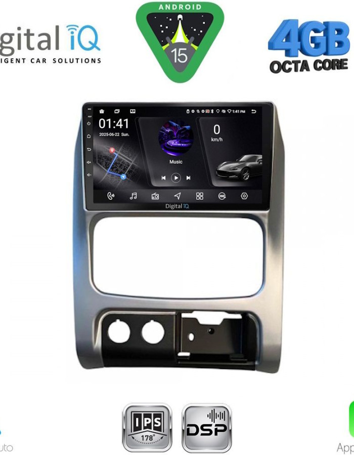 DIGITAL IQ RSG 6269_CPA (9inc) MULTIMEDIA TABLET for JEEP CHEROKEE – LIBERTY mod. 2002-2007