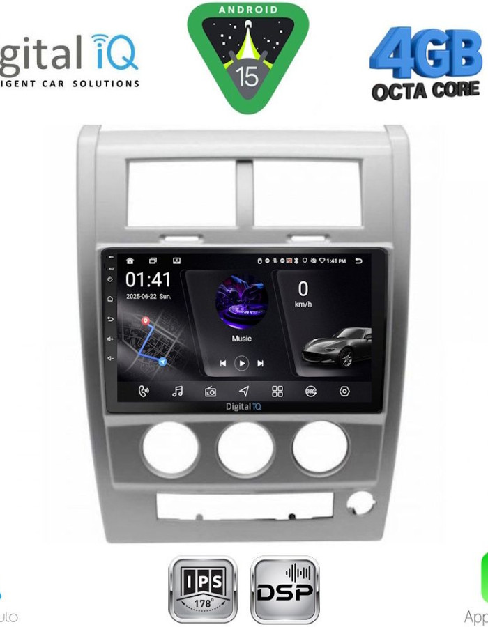 DIGITAL IQ RSG 6270_CPA (10inc) MULTIMEDIA TABLET for JEEP CHEROKEE – LIBERTY mod. 2007-2014