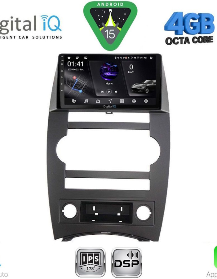 DIGITAL IQ RSG 6274_CPA (9inc) MULTIMEDIA TABLET for JEEP COMMANDER mod. 2007-2009