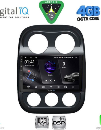 DIGITAL IQ RSG 6277_CPA (10inc) MULTIMEDIA TABLET for JEEP COMPASS - PATRIOT mod. 2007-2016