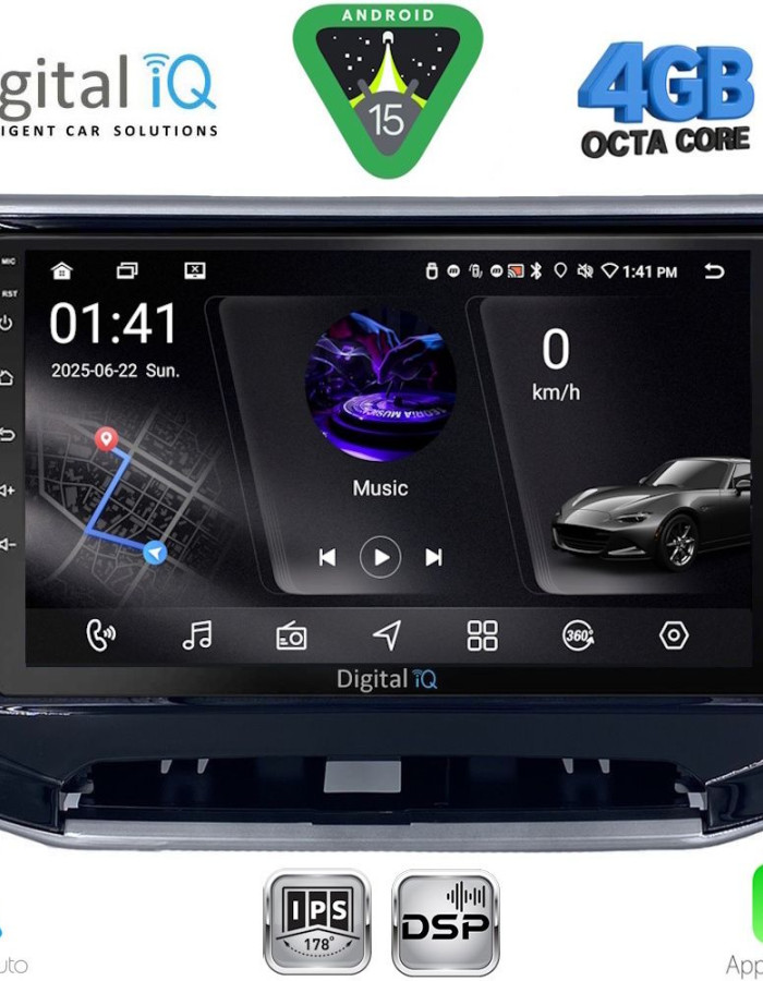 DIGITAL IQ RSG 6279_CPA (10inc) MULTIMEDIA TABLET for JEEP COMPASS mod. 2022-2026
