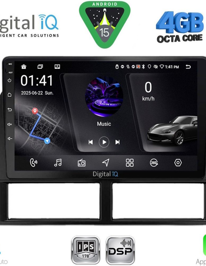 DIGITAL IQ RSG 6280_CPA (9inc) MULTIMEDIA TABLET for JEEP GRAND CHEROKEE mod. 1999-2004
