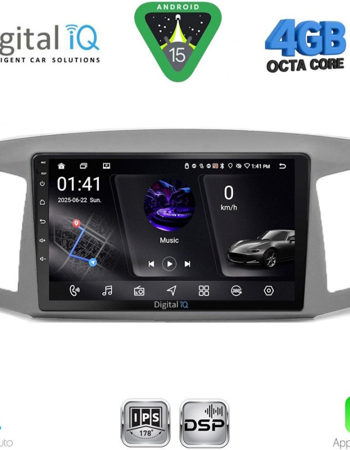 DIGITAL IQ RSG 6281_CPA (10inc) MULTIMEDIA TABLET for JEEP GRAND CHEROKEE mod. 2005-2007