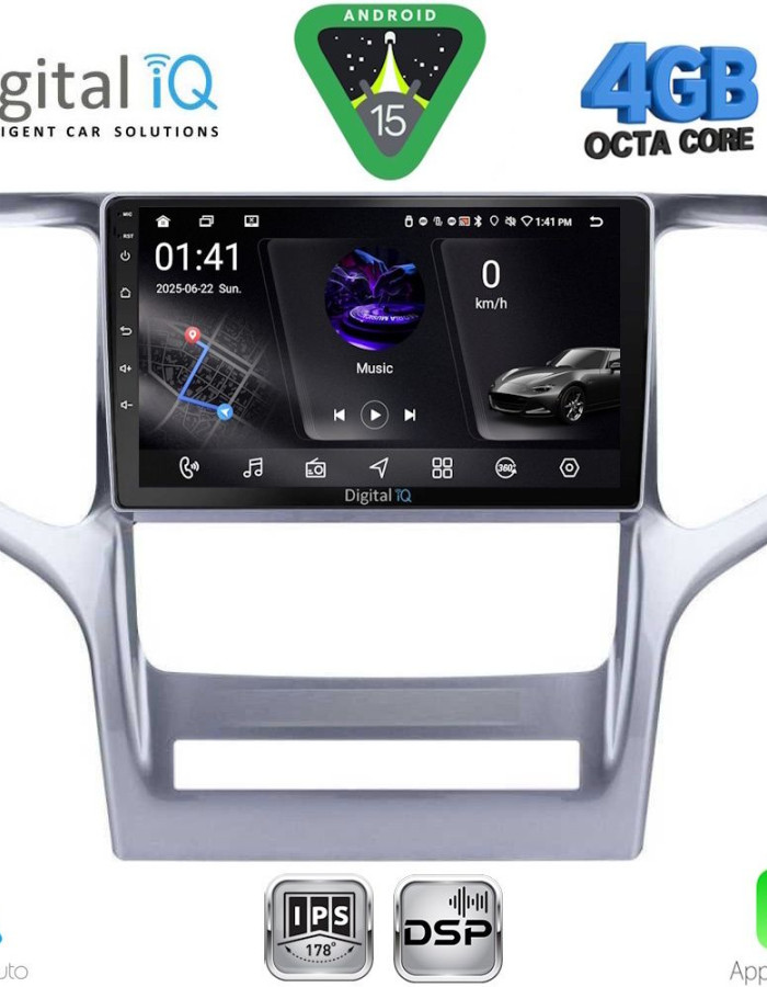 DIGITAL IQ RSG 6282_CPA (9inc) MULTIMEDIA TABLET for JEEP GRAND CHEROKEE mod. 2011-2014