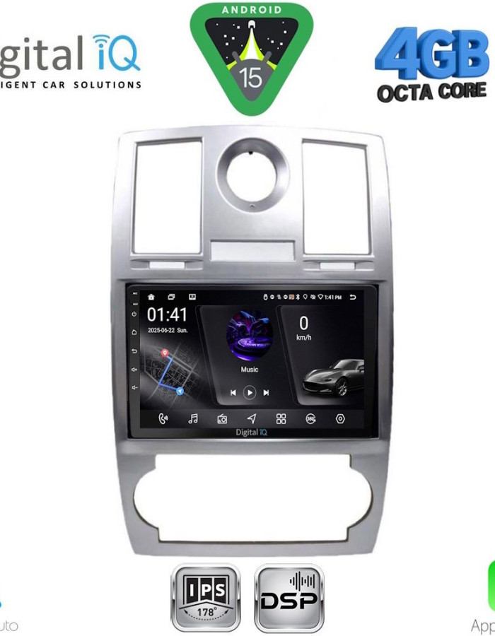 DIGITAL IQ RSG 6285_CPA (9inc) MULTIMEDIA TABLET for CHRYSLER 300C mod. 2005-2010