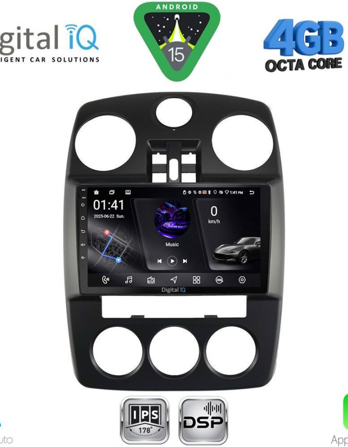 DIGITAL IQ RSG 6287_CPA (9inc) MULTIMEDIA for CHRYSLER PT CRUISER mod. 2005-2010